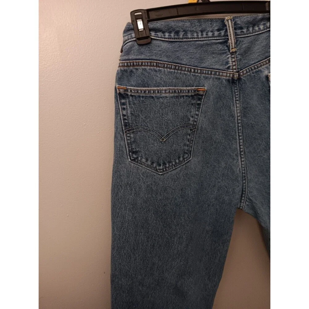 Levi's 560 Loose Fit Jeans Men's 36x30 Blue Relaxed Tapered Denim Red Tab